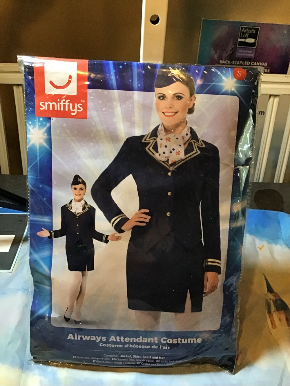 Smiffys airway attendant costume adult size small